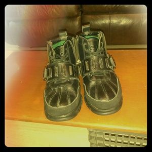Black Polo boots